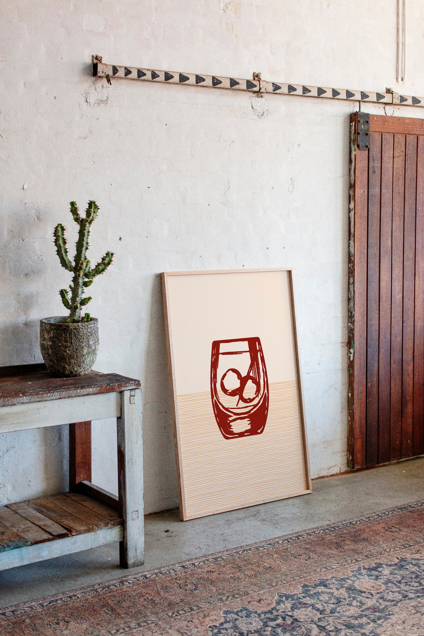 Burgundy Glass Holds Summer Secrets