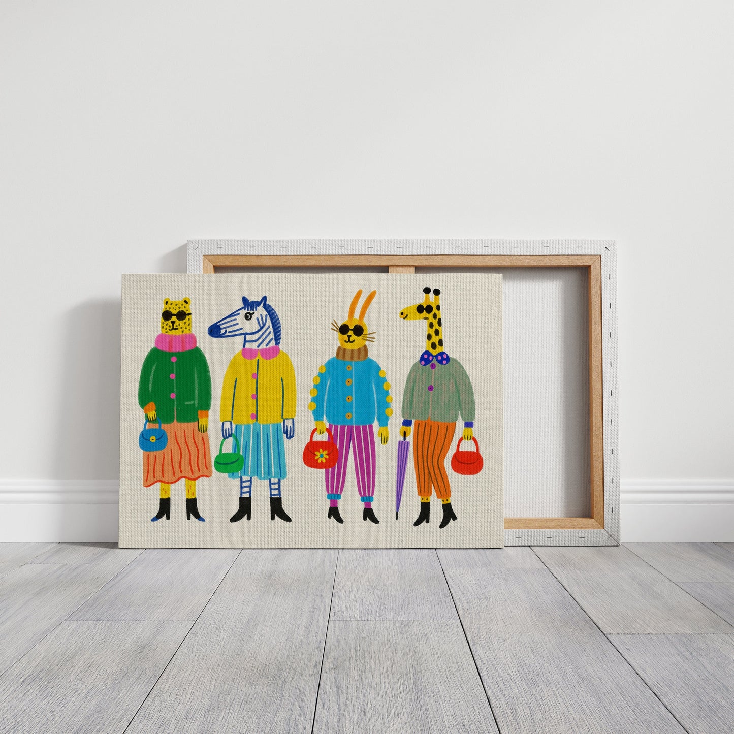 The Fashion Herd – Stylish Animal Friends Wall Art