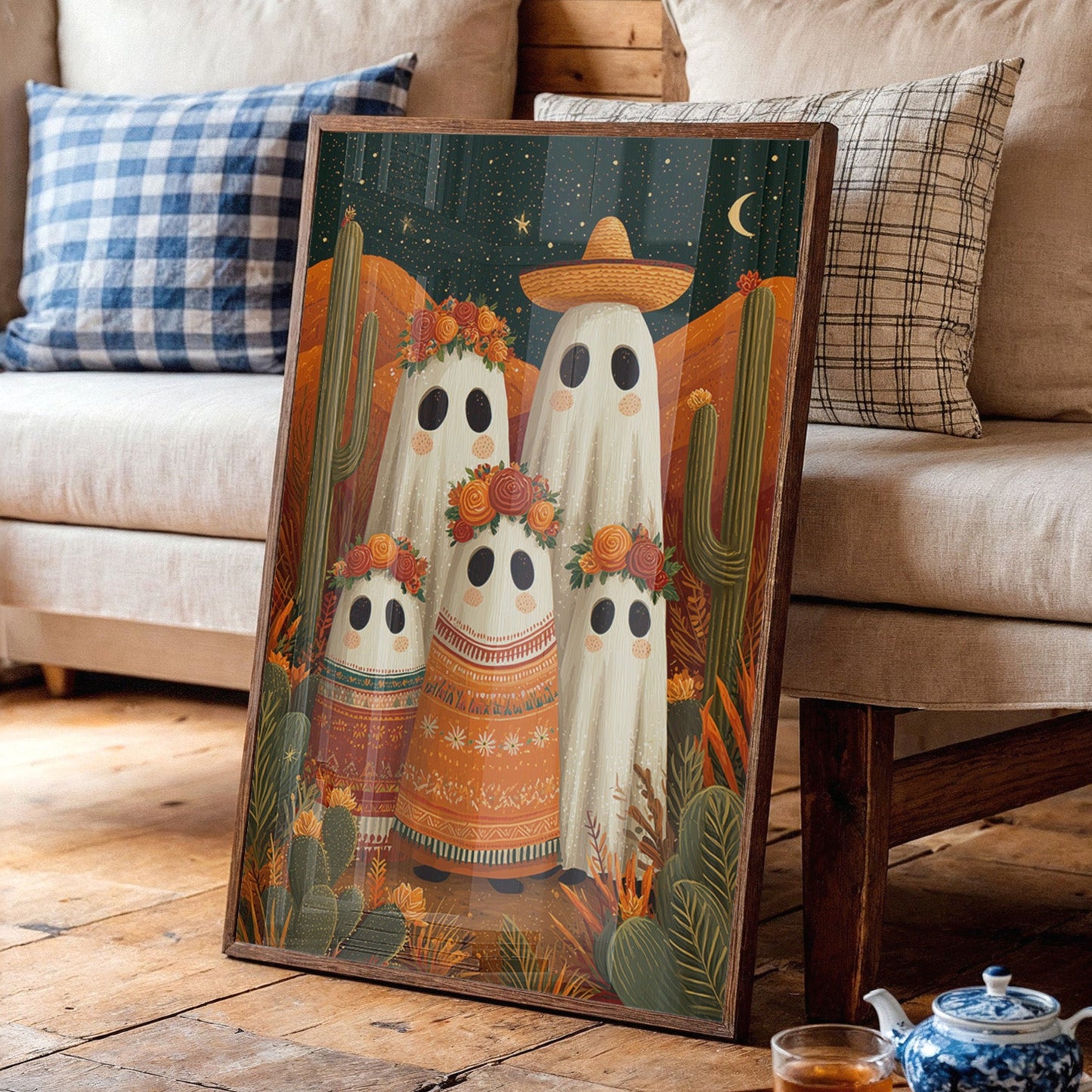 Desert Spirits Wear Marigold Crowns