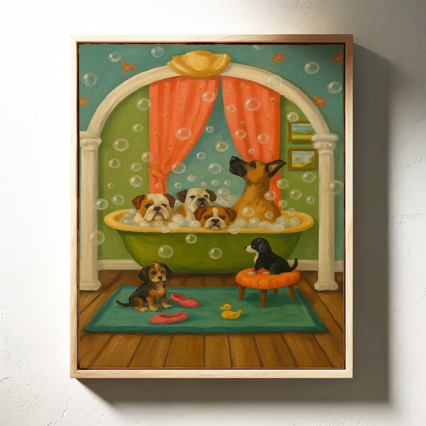 Bathtime for the Bubble Pups