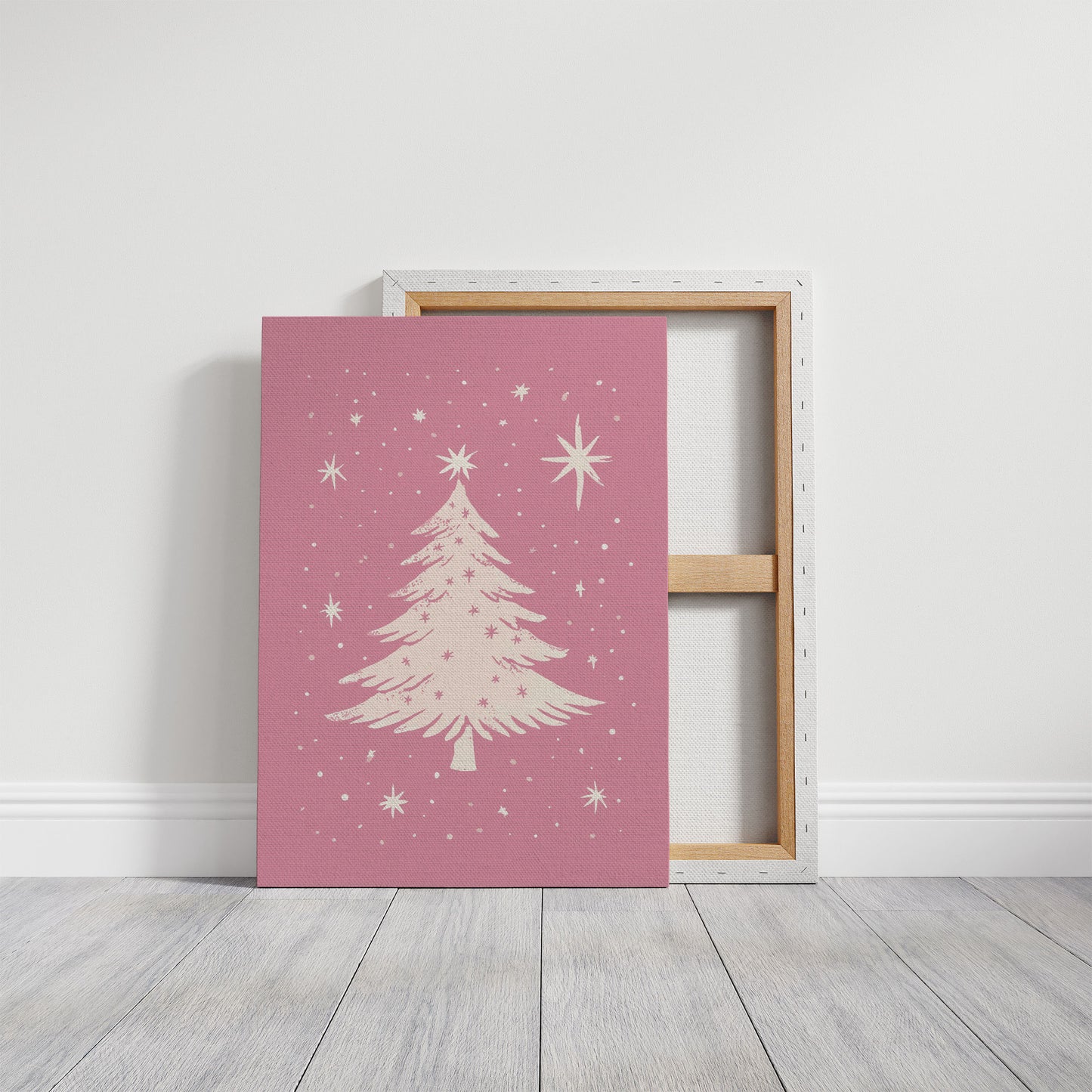 Snow Stars Dance On Rose Night