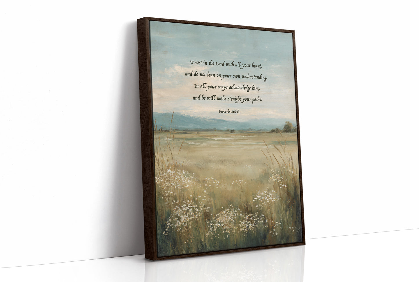 Coastal Wisdom On Wooden Table