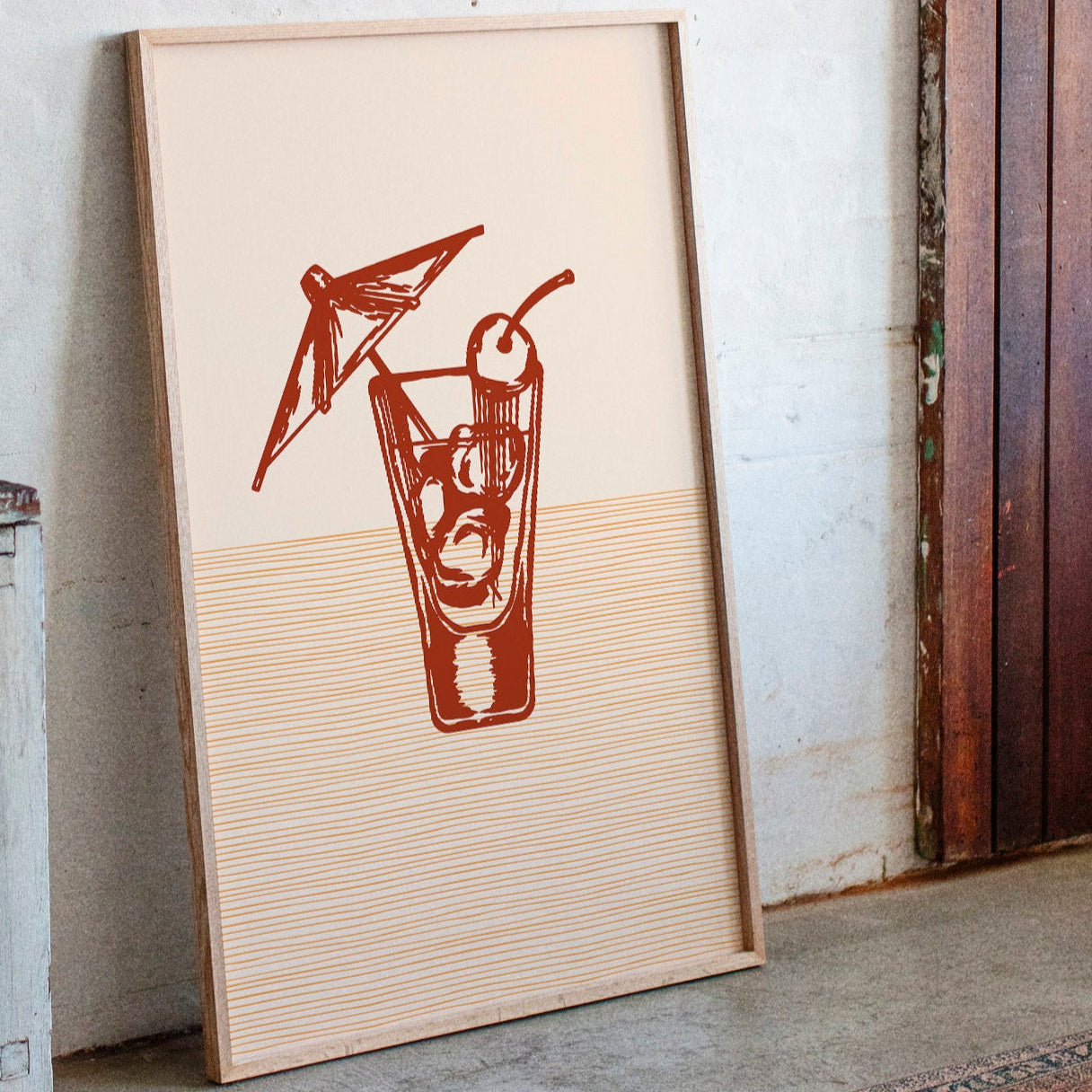 Poolside Cocktails Paint Summer Memories