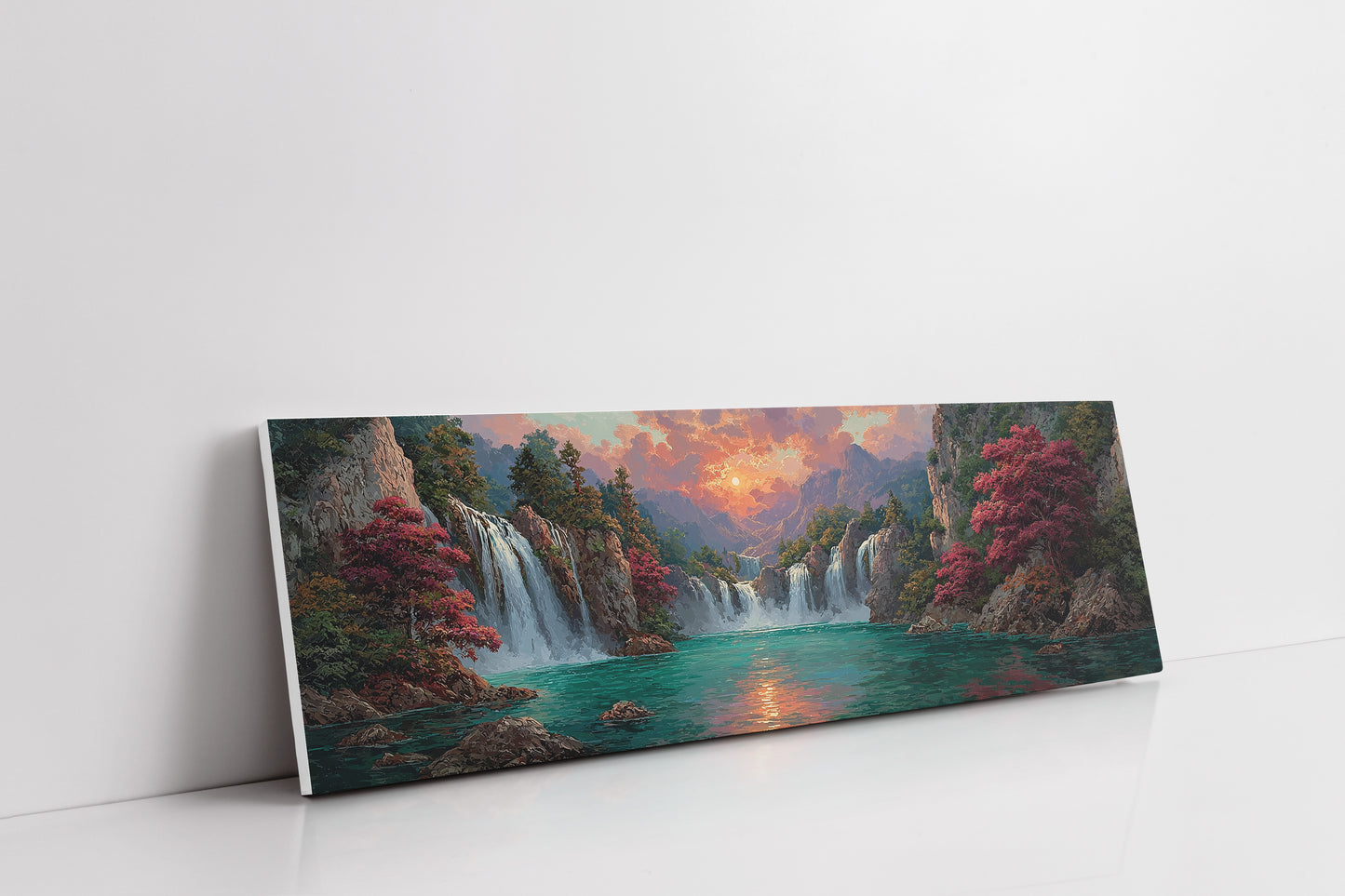 Sunset Over Cascading Eden