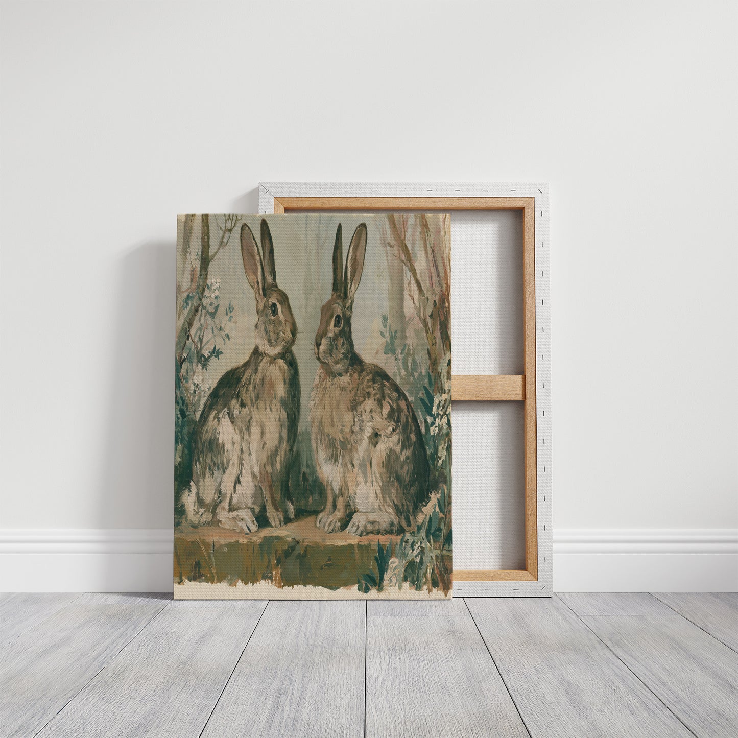 Two Hares, One Thicket
