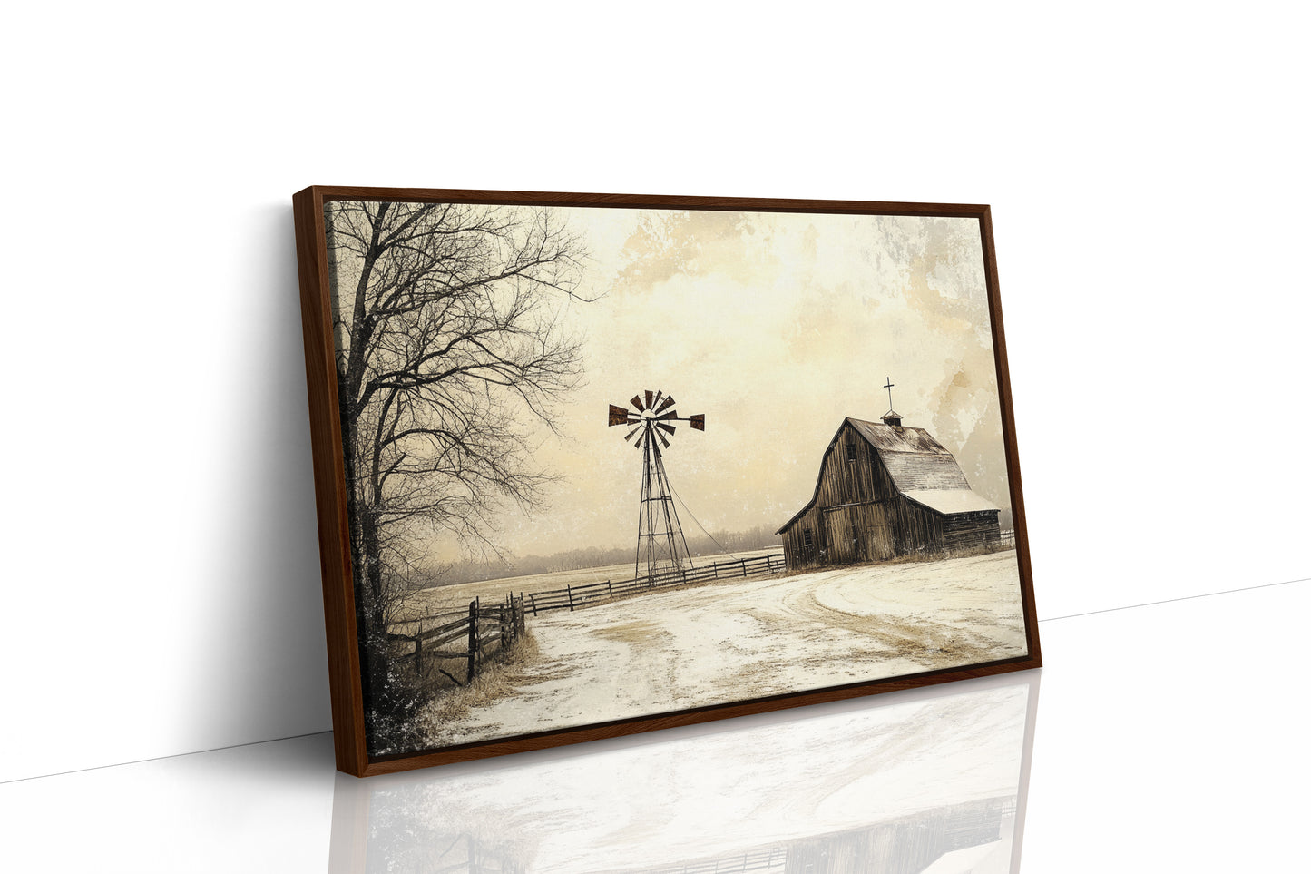 Winter Faith On Prairie Roads