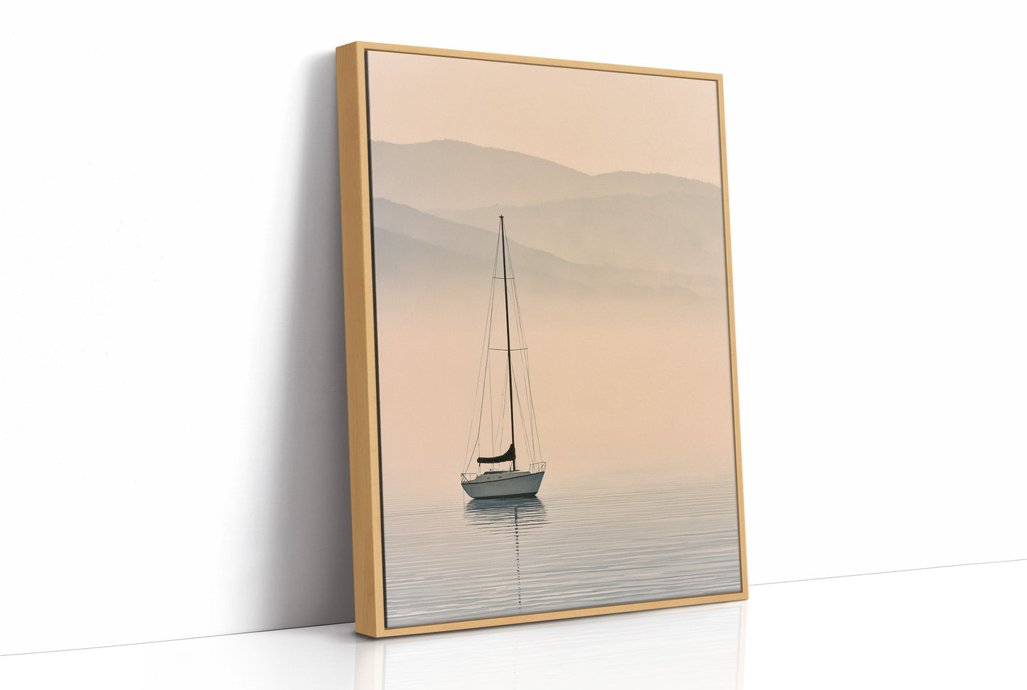 Sailboat Stillness At Dawn