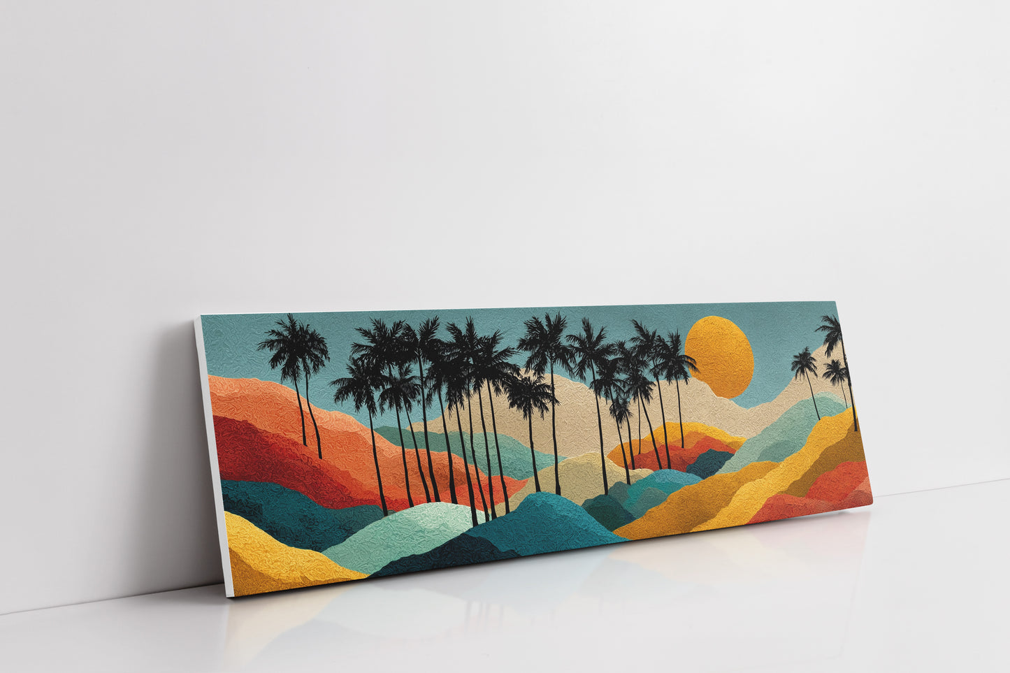 Sunset Over Painted Palms