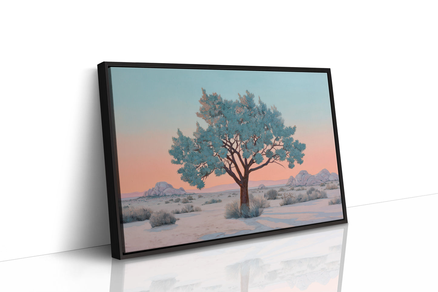 Turquoise Sentinel Guards Desert Dawn