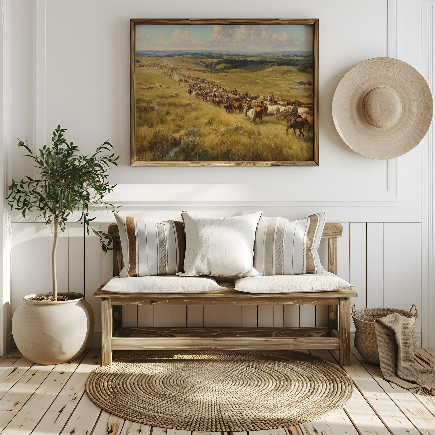 Prairie Dust Follows The Herd