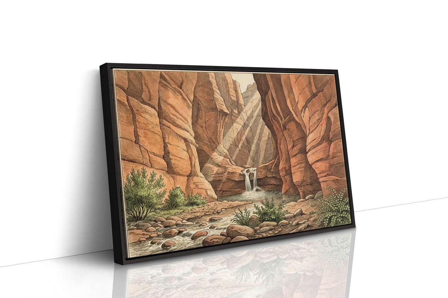 Light Finds the Slot Canyon