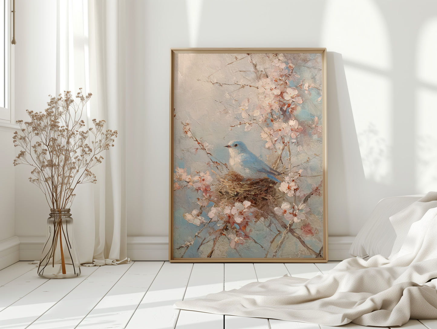 Nestled Among Blossoms