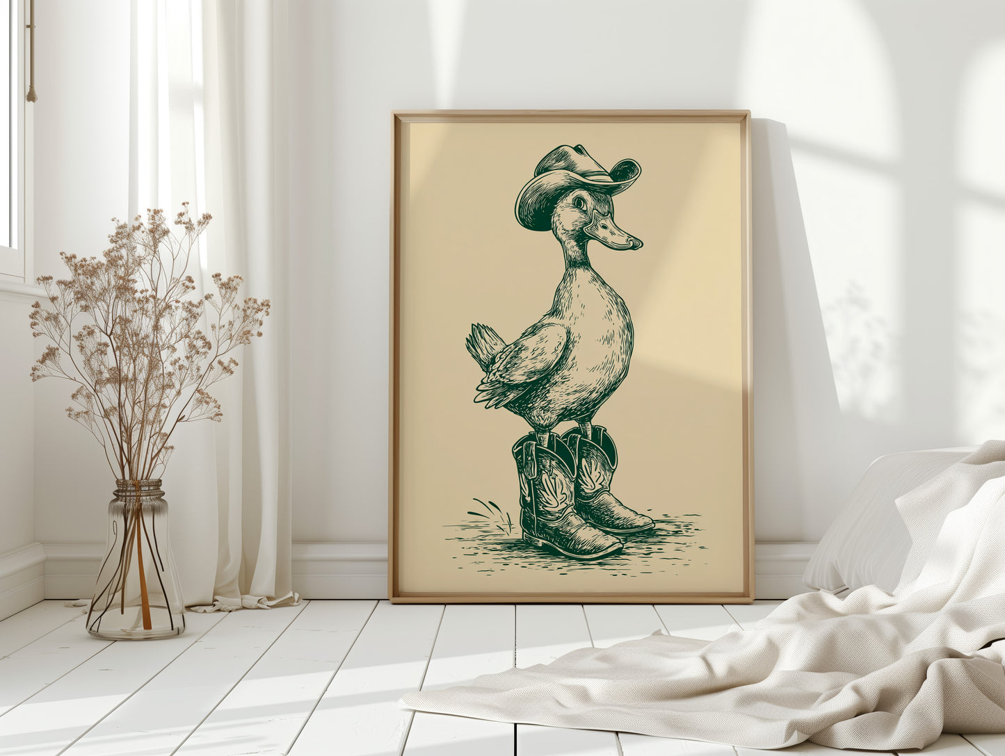 A Duck in Cowboy Boots