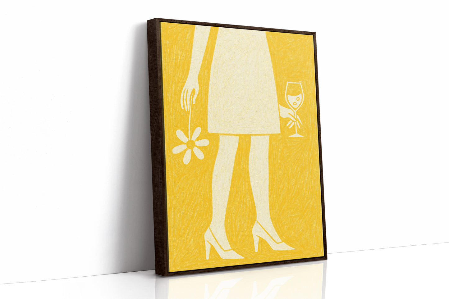 Daisy and Bubbles in Yellow