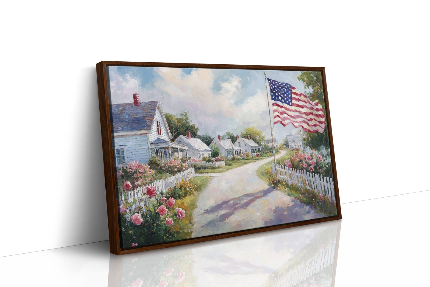 Where Roses Bloom and Flags Wave