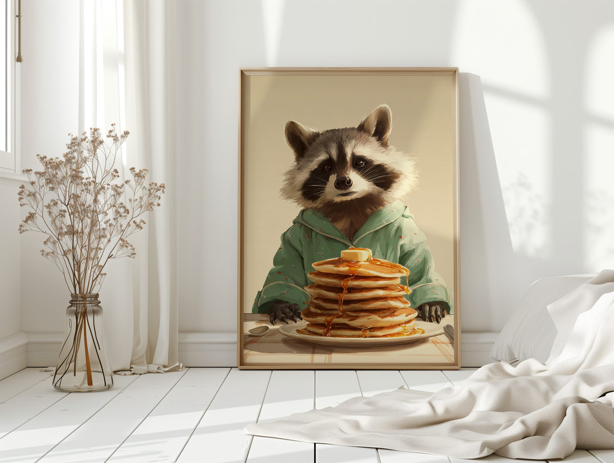 Morning Feast with a Furry Friend