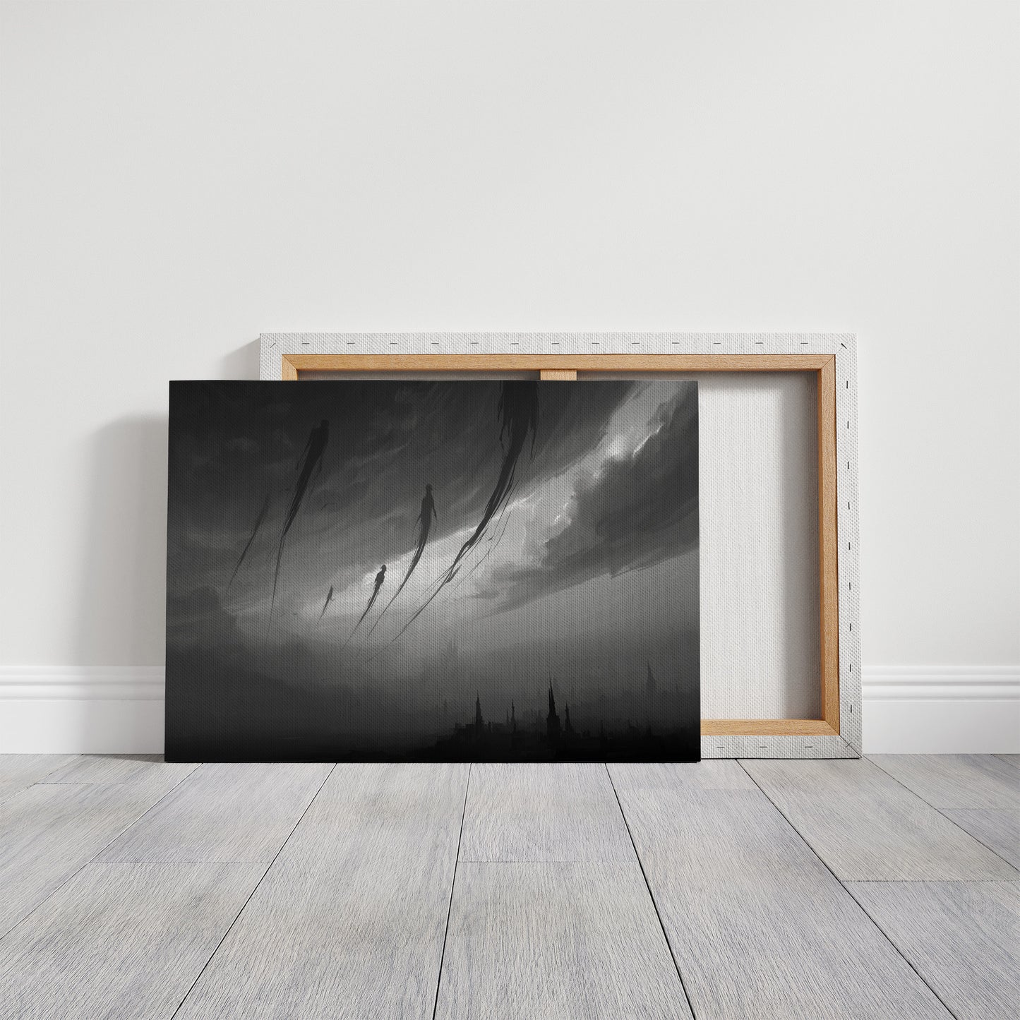 Giants Arrive Through Clouded Skies