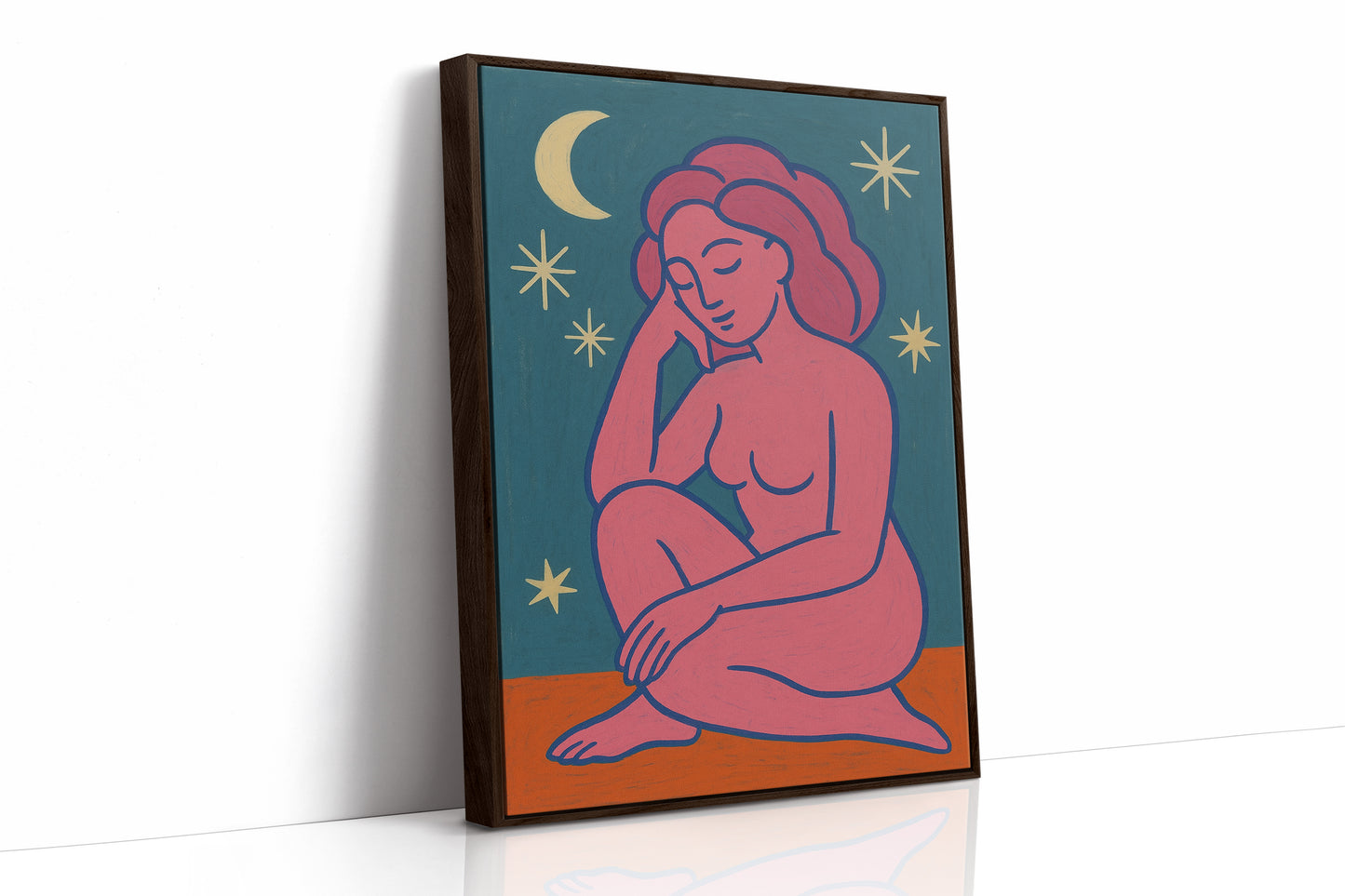 Midnight Muse in Neon Dreams