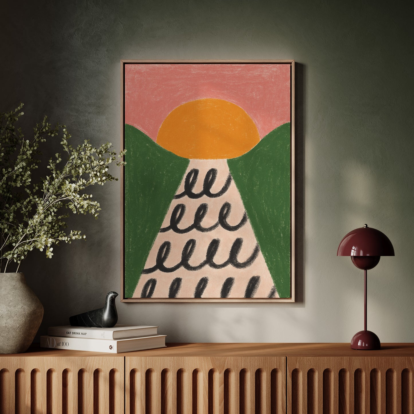 Morning Waves Roll Through Hills