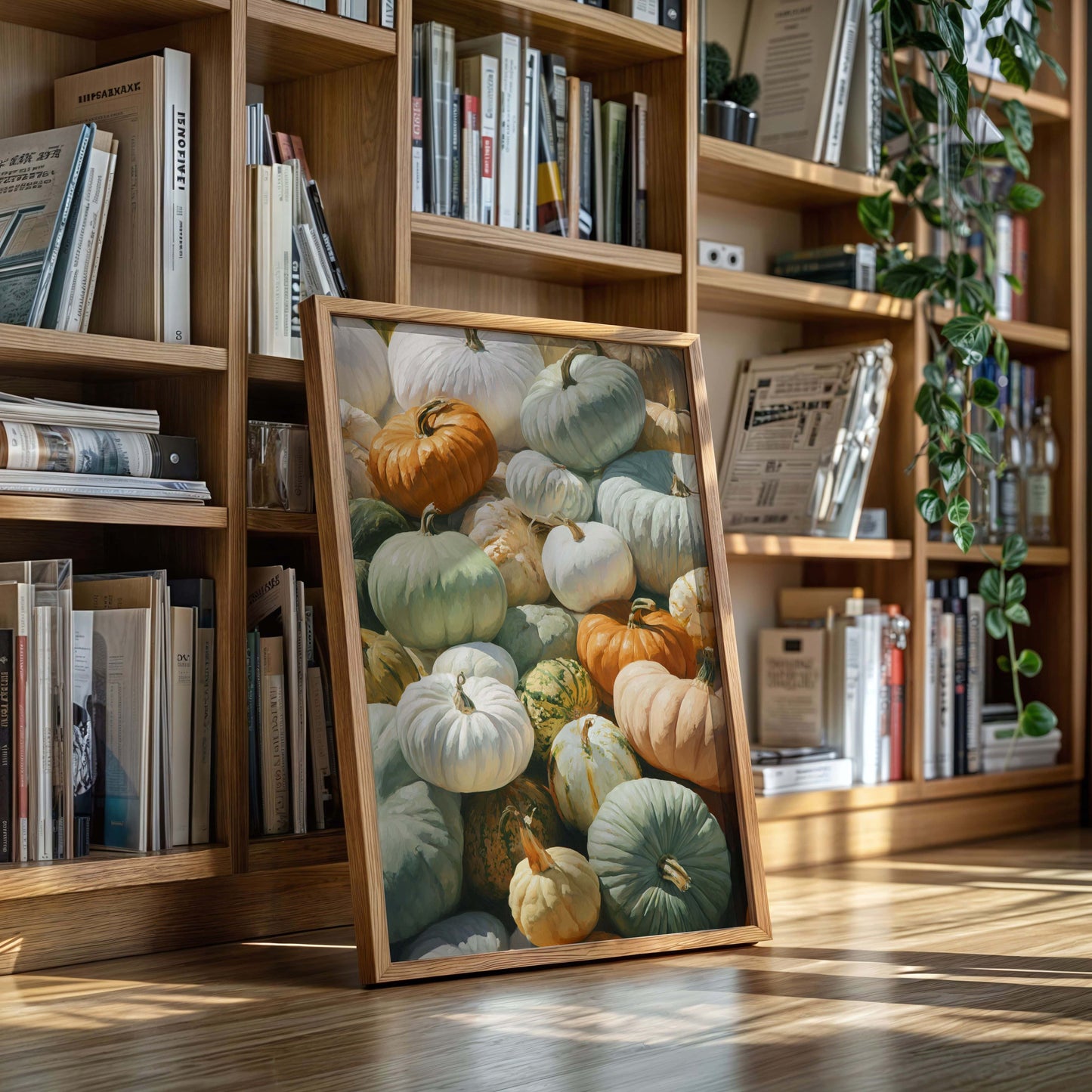 Autumn's Palette In Pumpkin Poetry