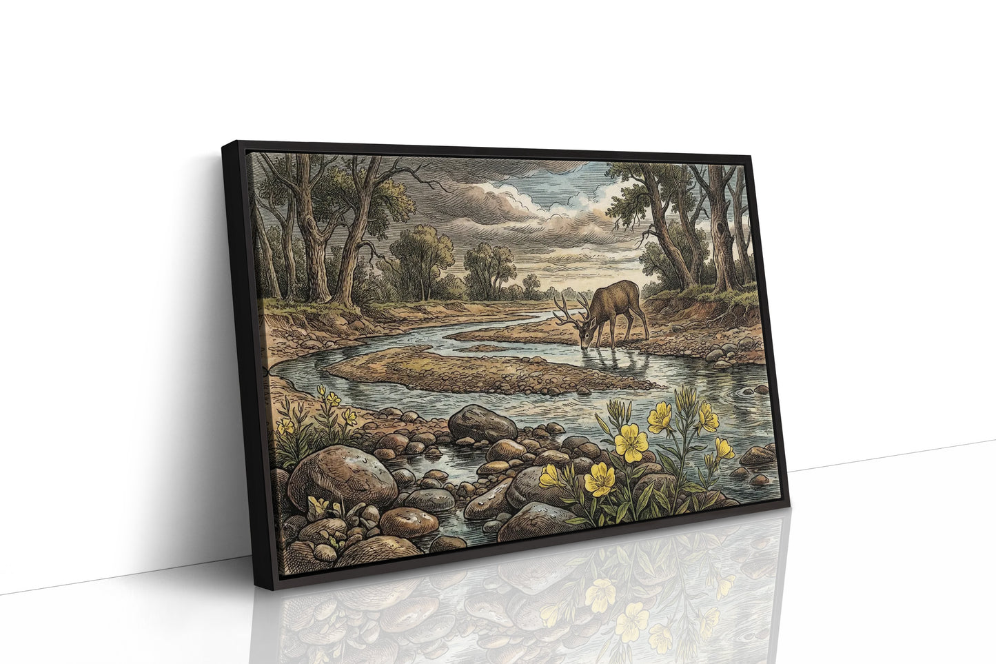 Buck at the River's Bend
