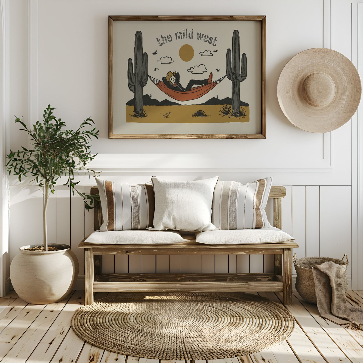 Saguaros Share Their Afternoon Peace