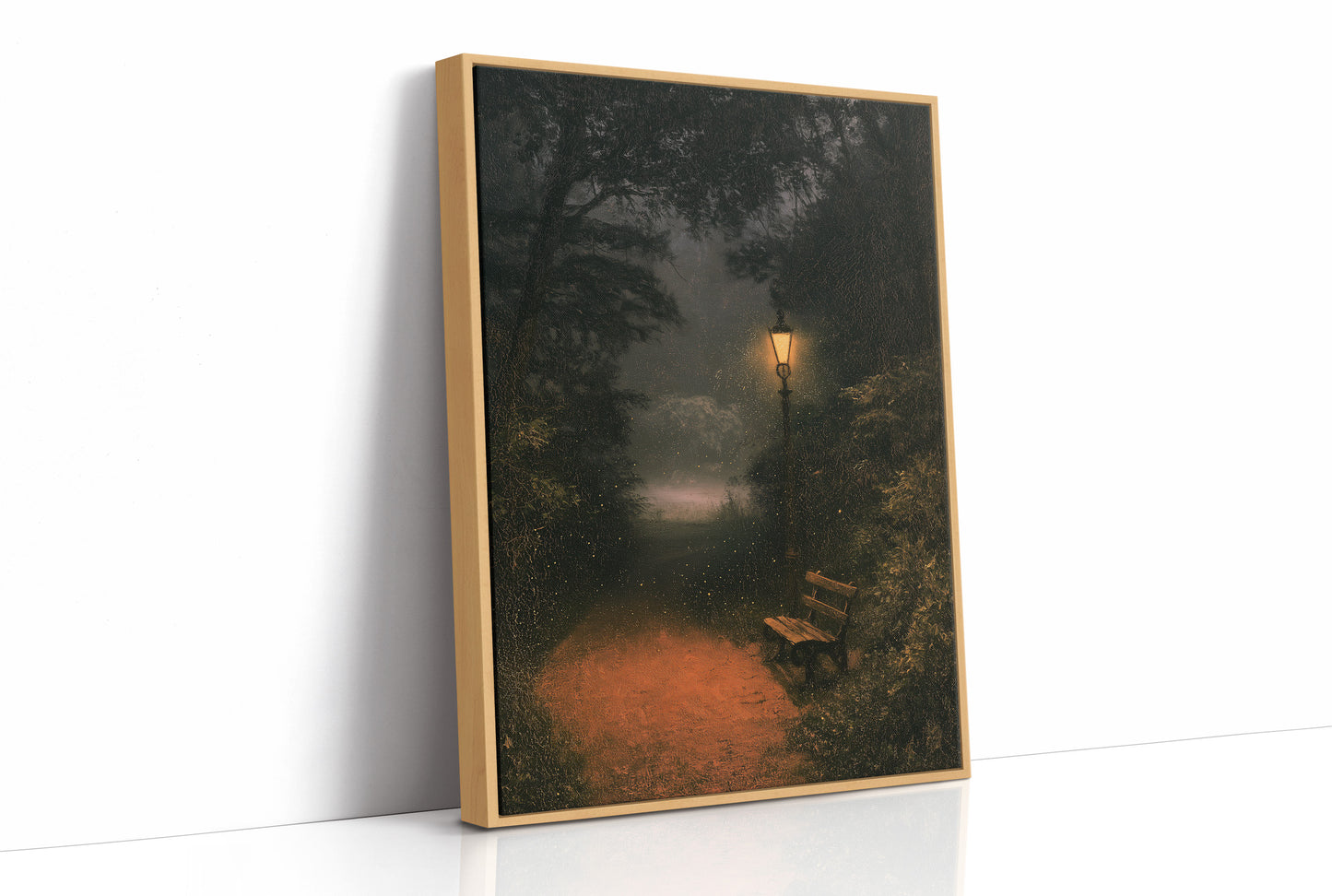 Lantern Glow On A Quiet Path