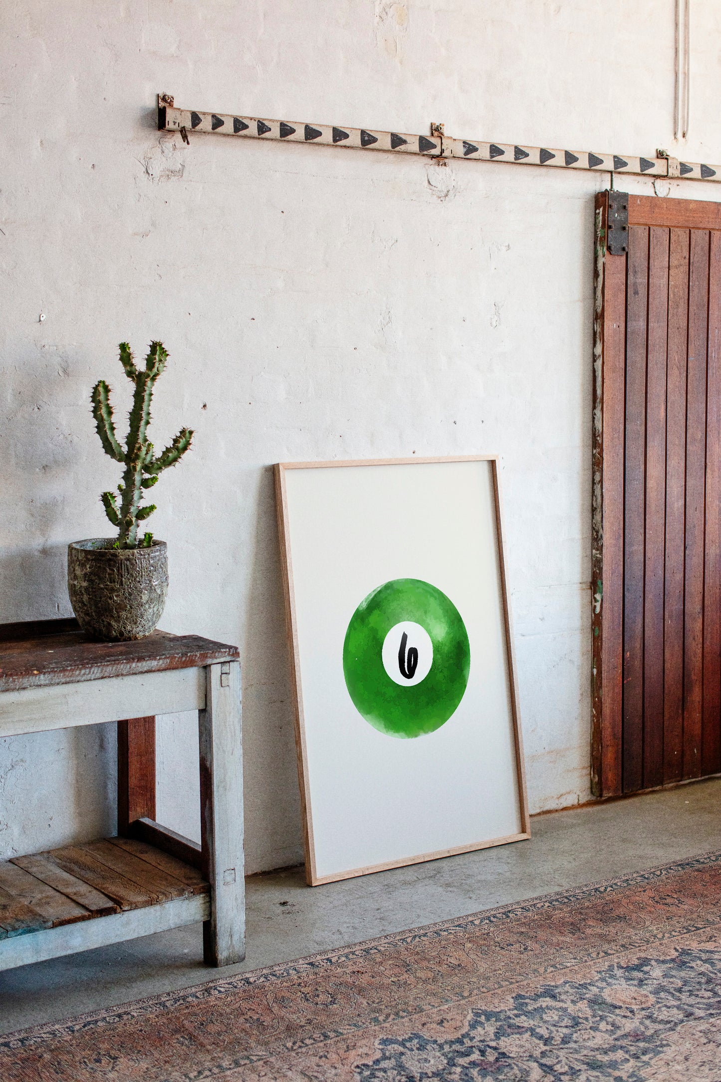 Lucky Six Floats In Emerald Depths