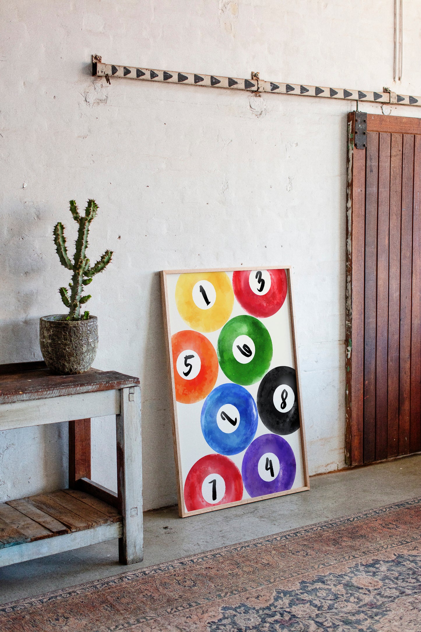 Lucky Numbers Dance In Watercolor