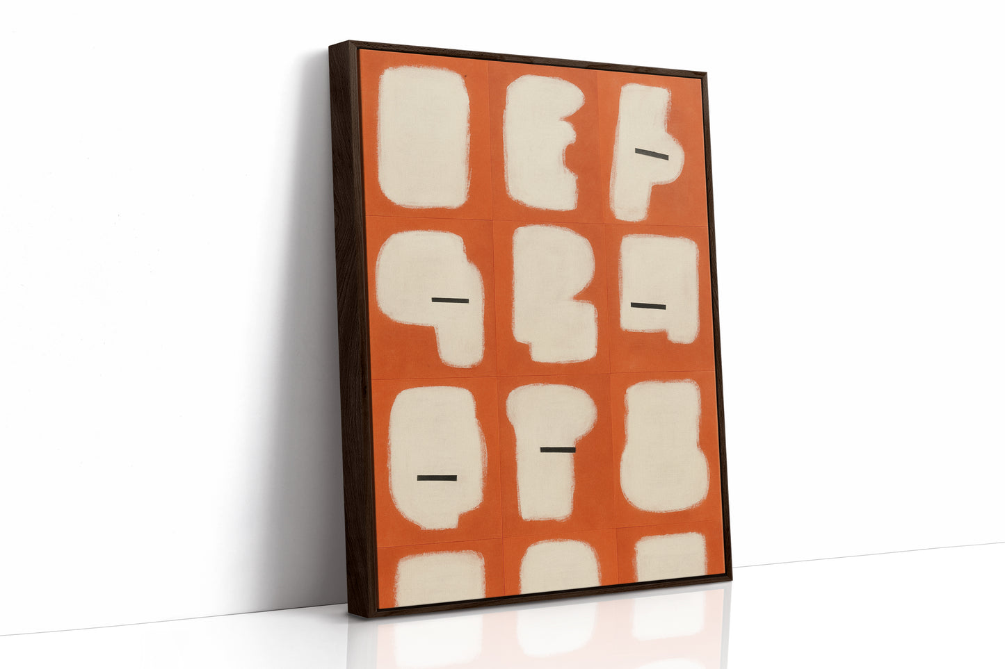 Minimal Shapes on Burnt Orange Grid