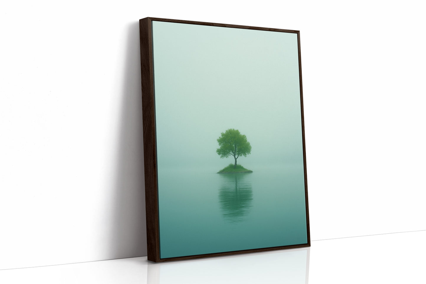 Solitary Tree in Mist