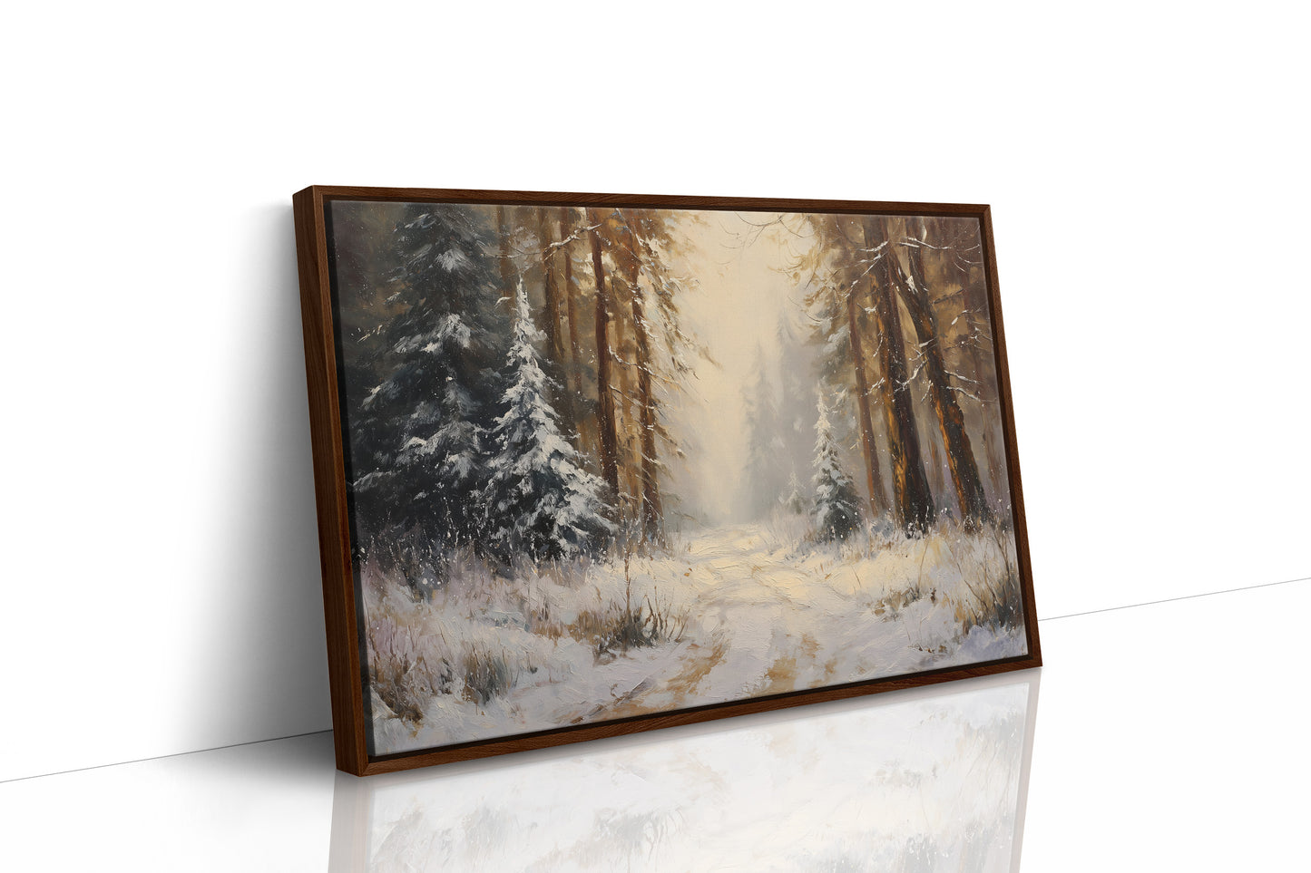 Winter Pines Hold Golden Memories
