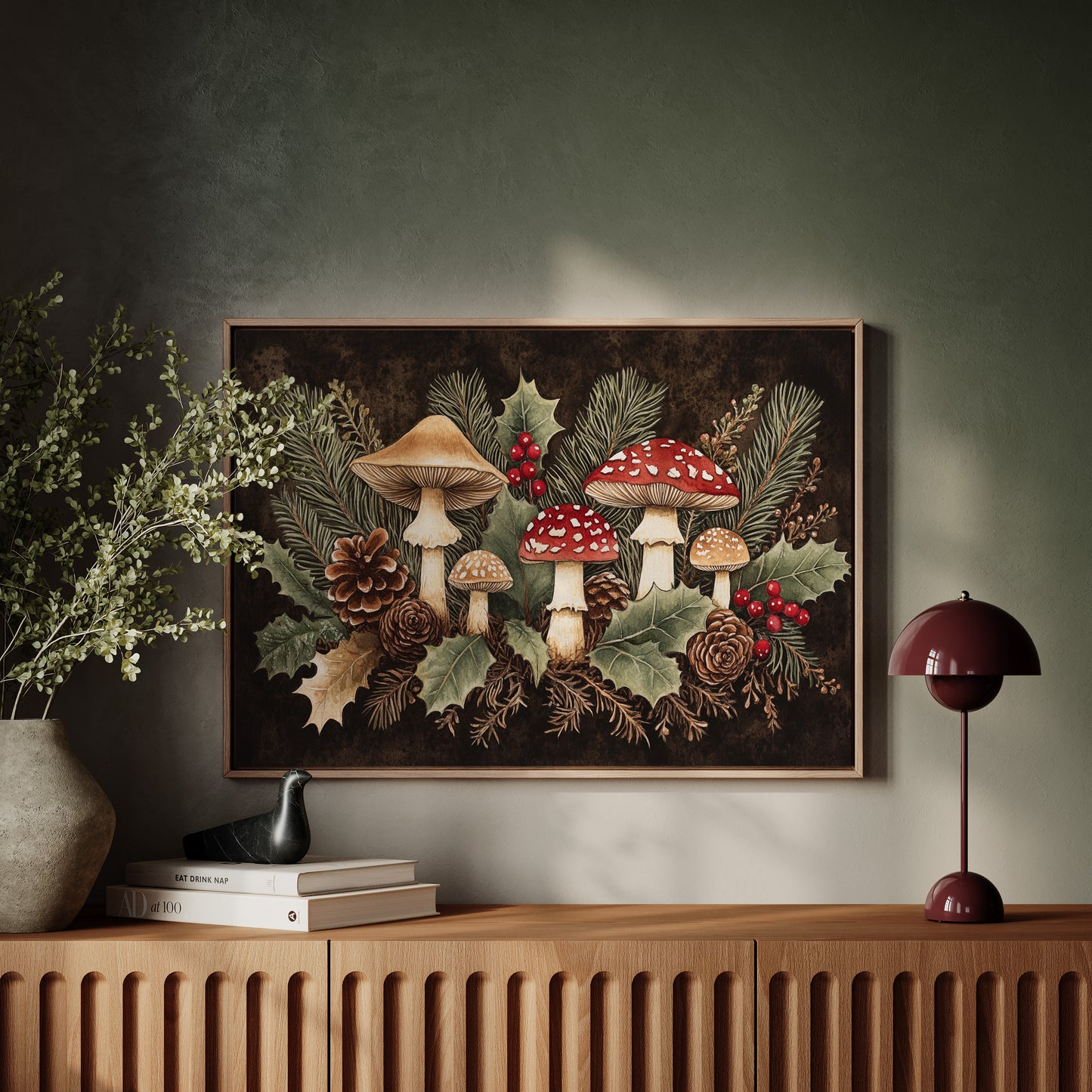 Winter Forest's Enchanted Mushroom Dance