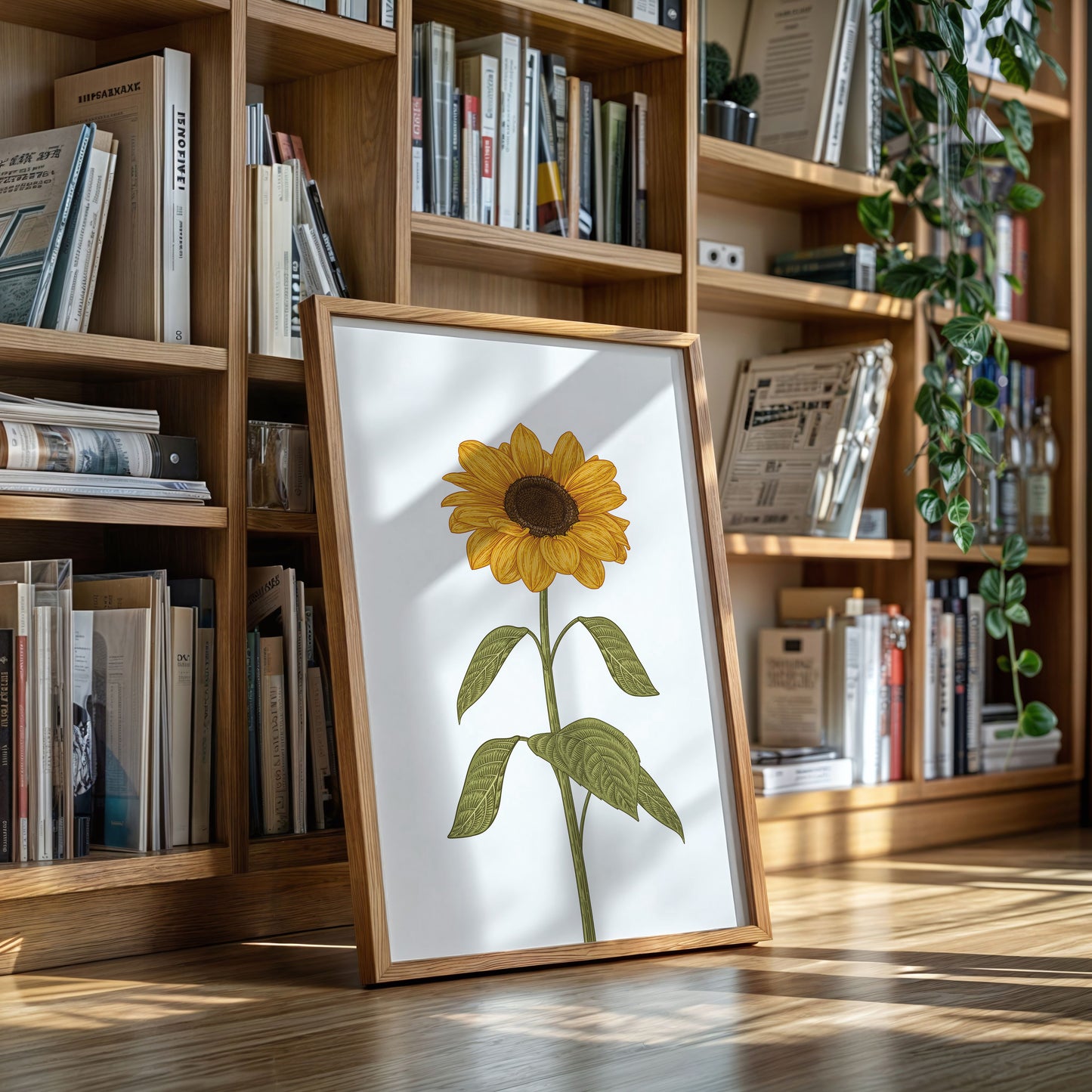Golden Petals Follow Morning Light