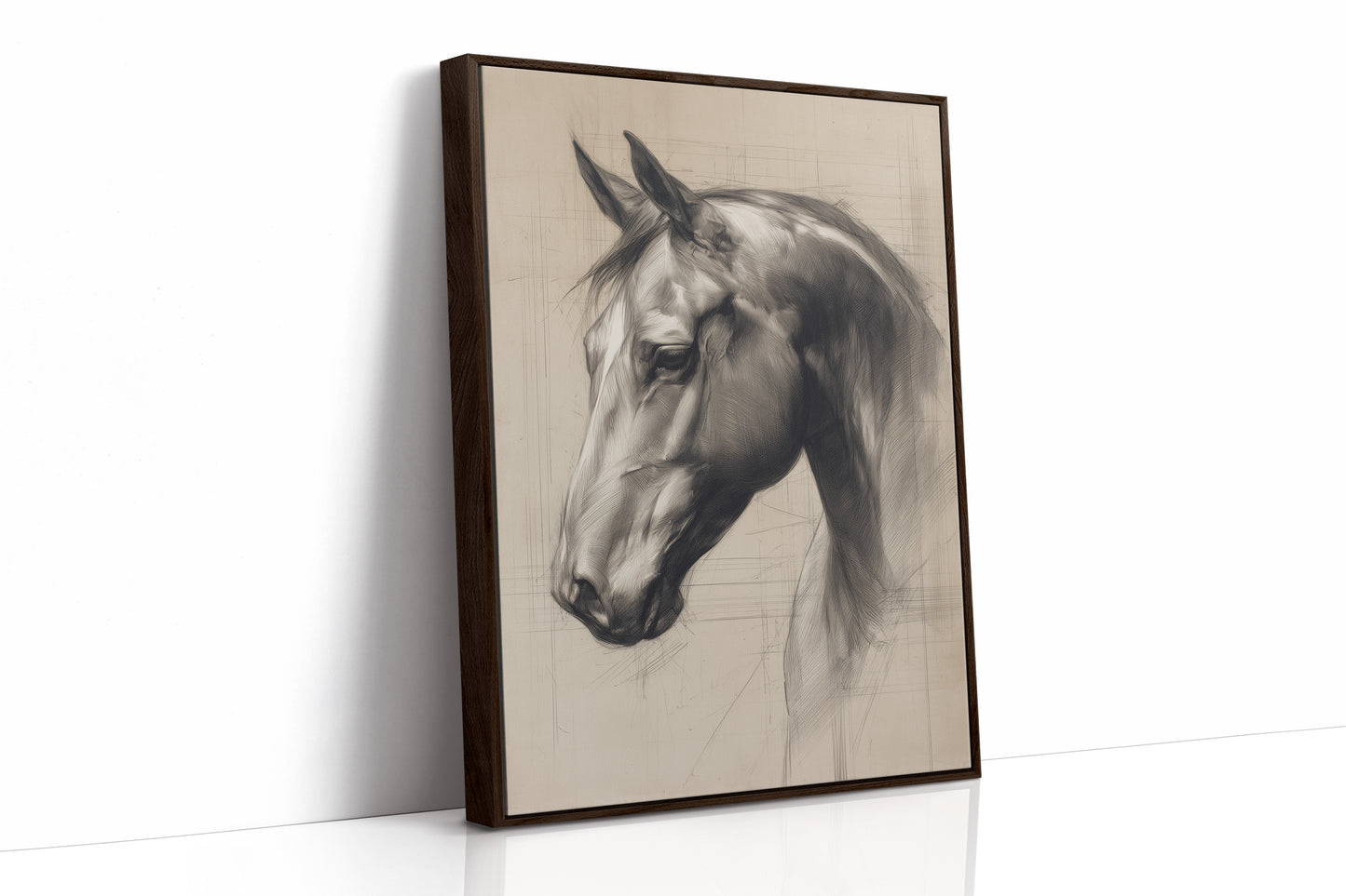 Noble Silence: Equine Elegance