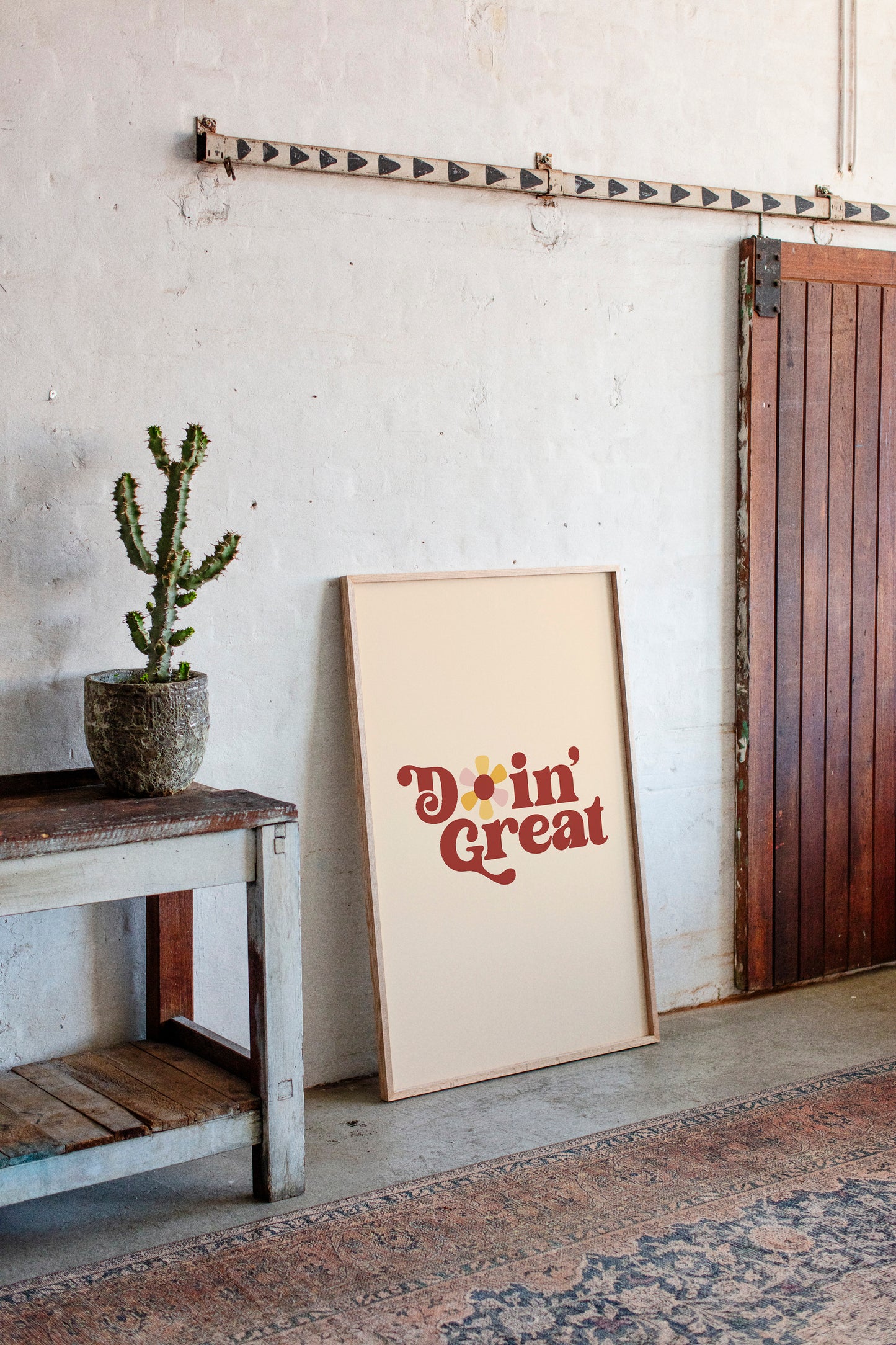 Retro Daisies Dance Through Time