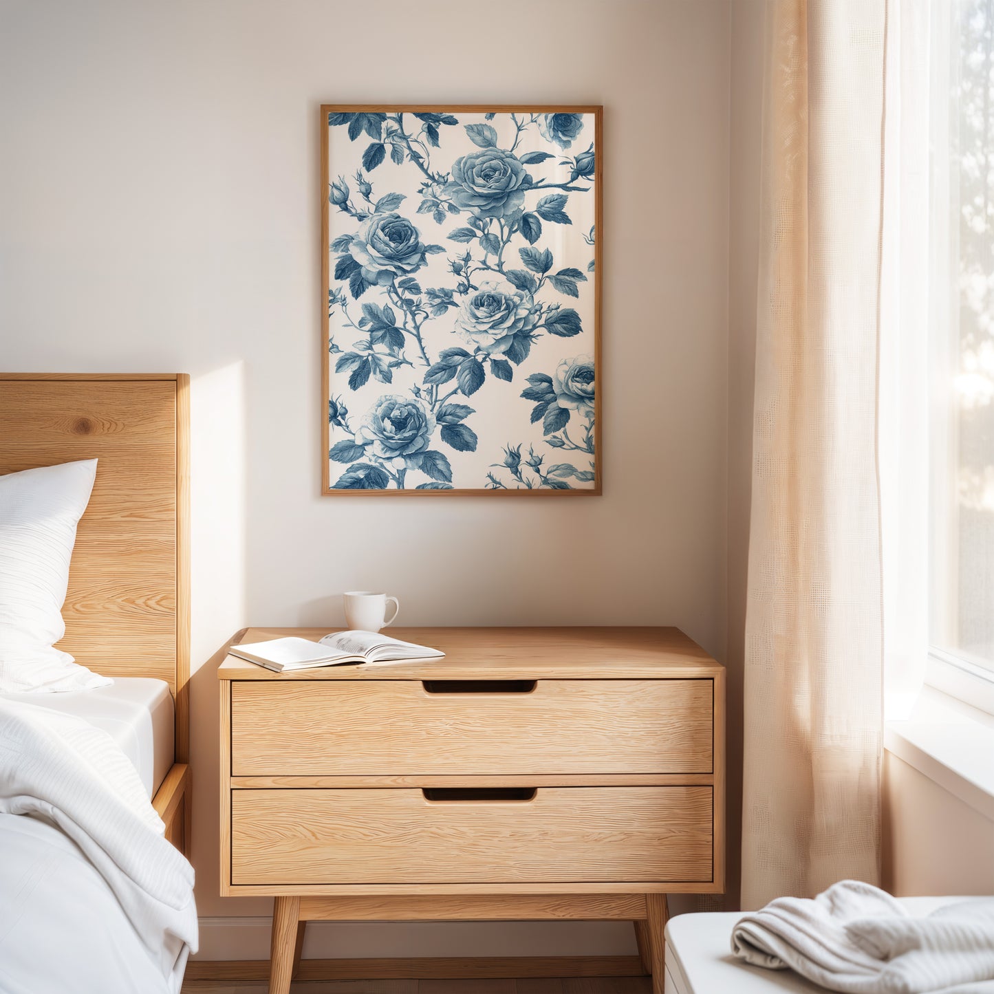 Cerulean Blooms in Quiet Spaces