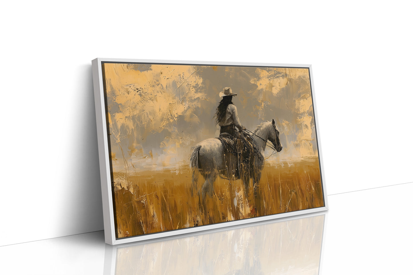 Rider in the Gold Field