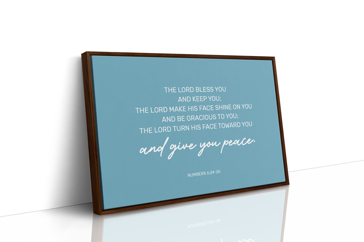 Ancient Blessing On Teal Waters