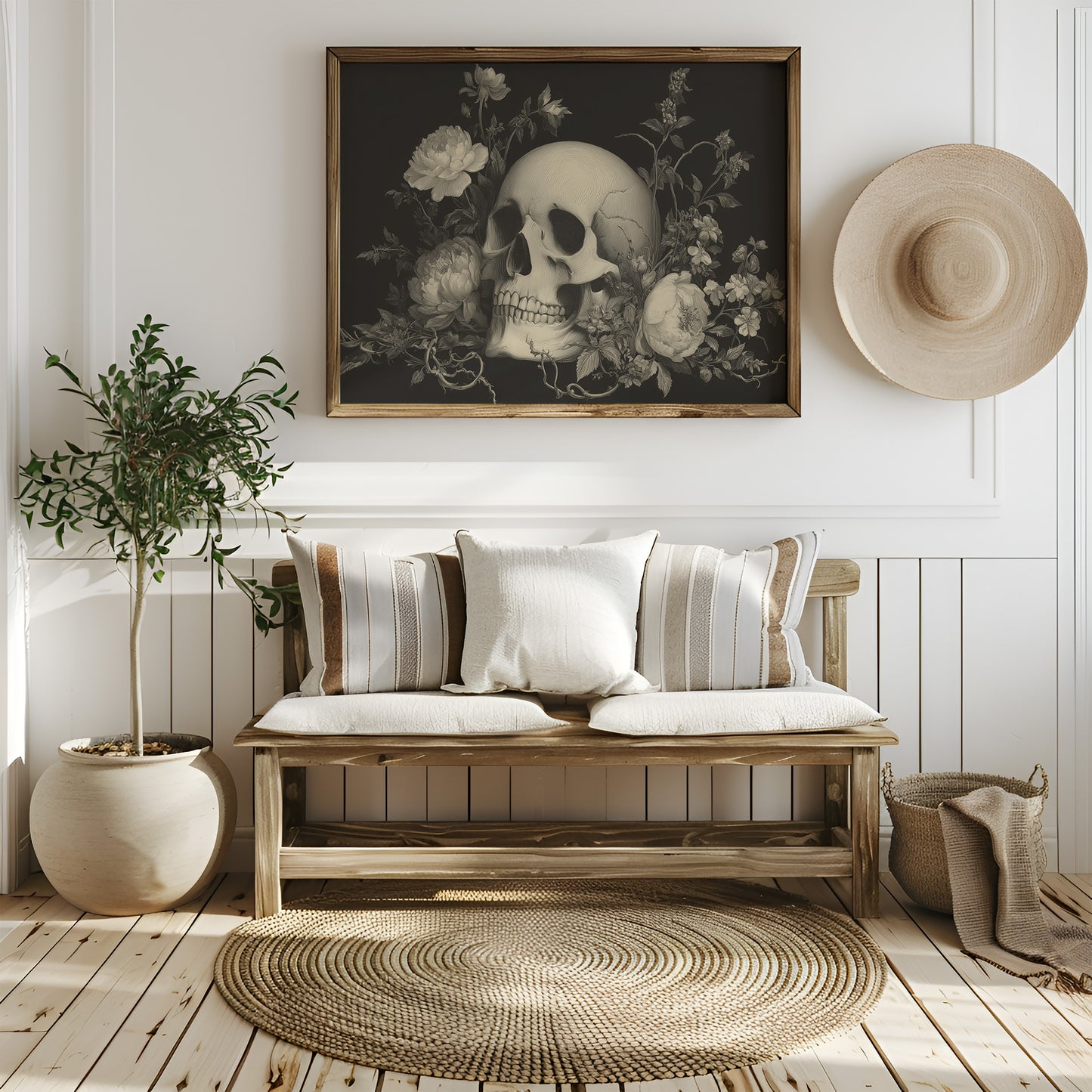 Peonies Bloom In Midnight's Garden