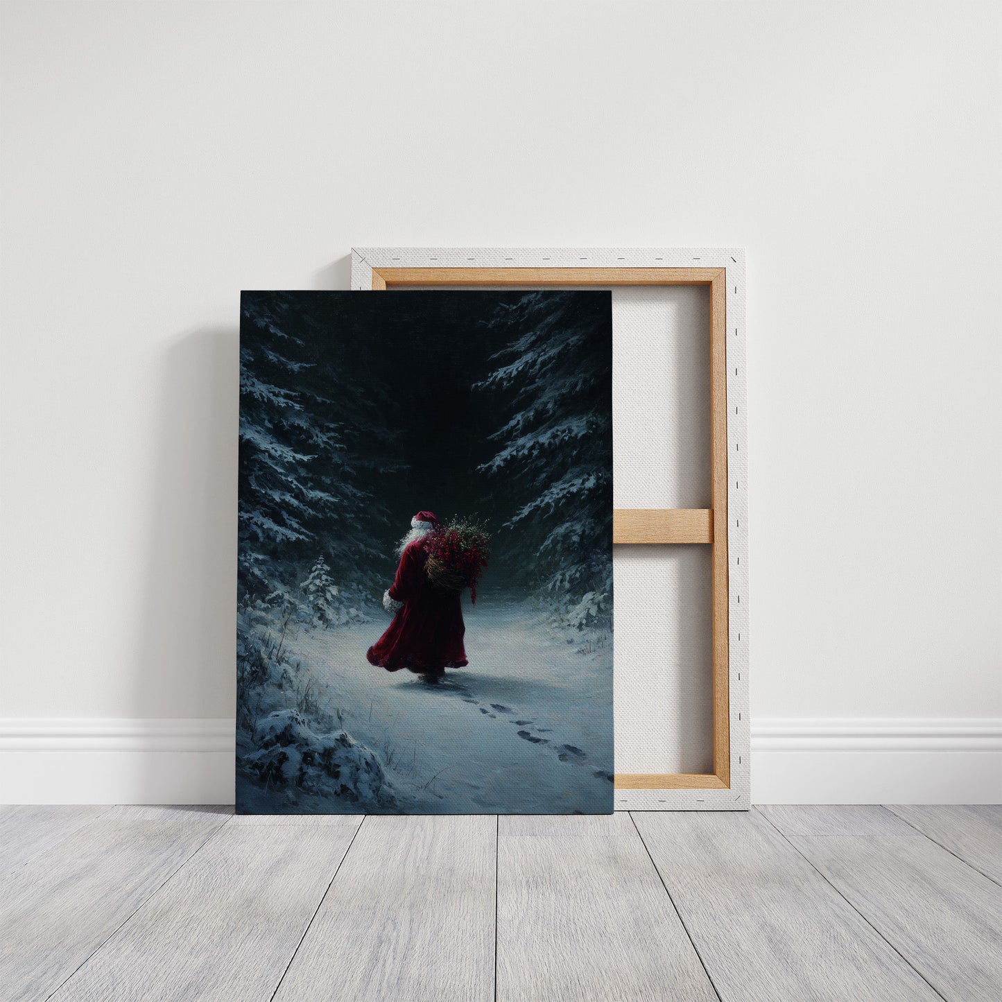 Santa Took the Quiet Path Through the Pines