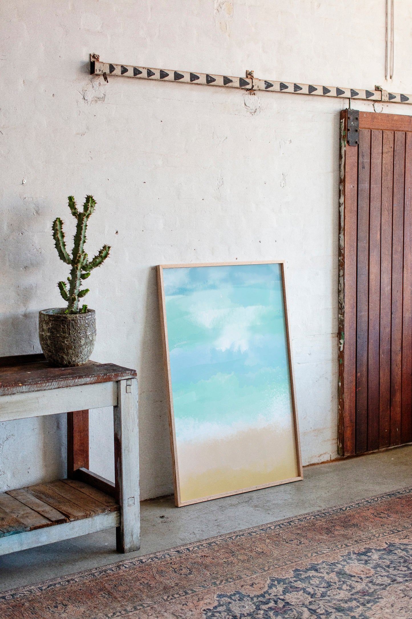 Turquoise Tides Paint Morning Peace