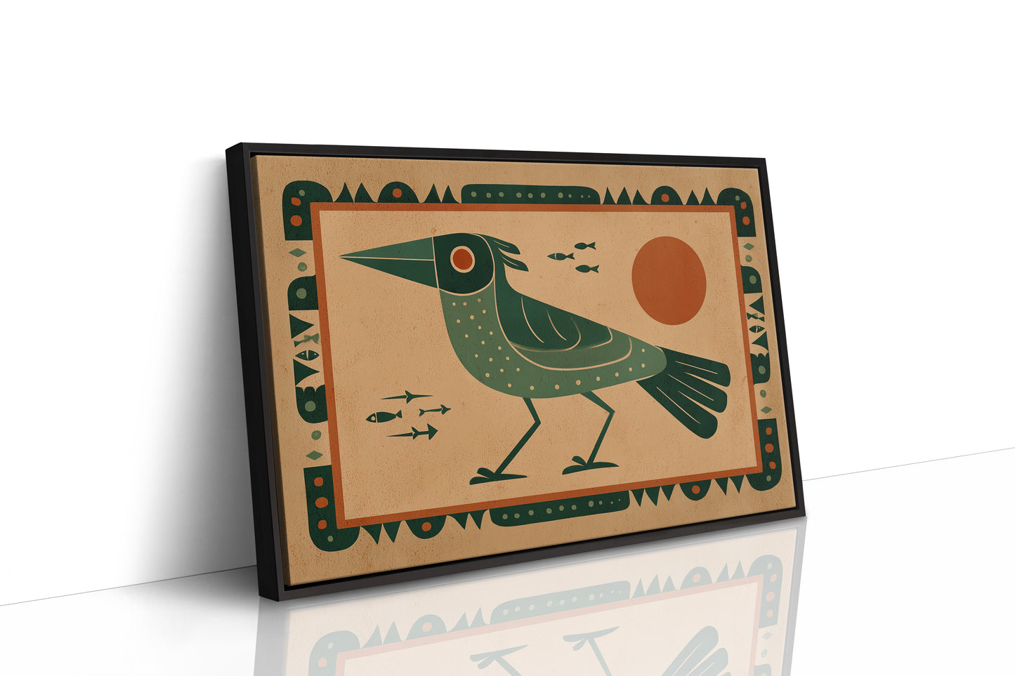 Emerald Watcher Guards Ancient Waters