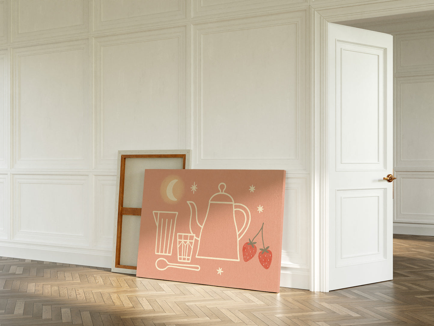 Moonlit Tea and Strawberries