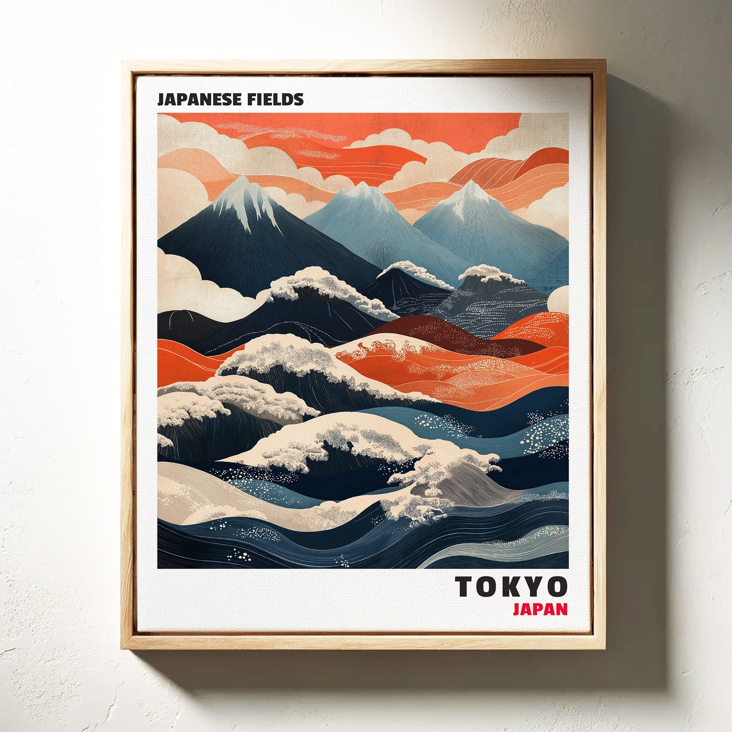 Japanese Fields – Mountain and Wave Harmony