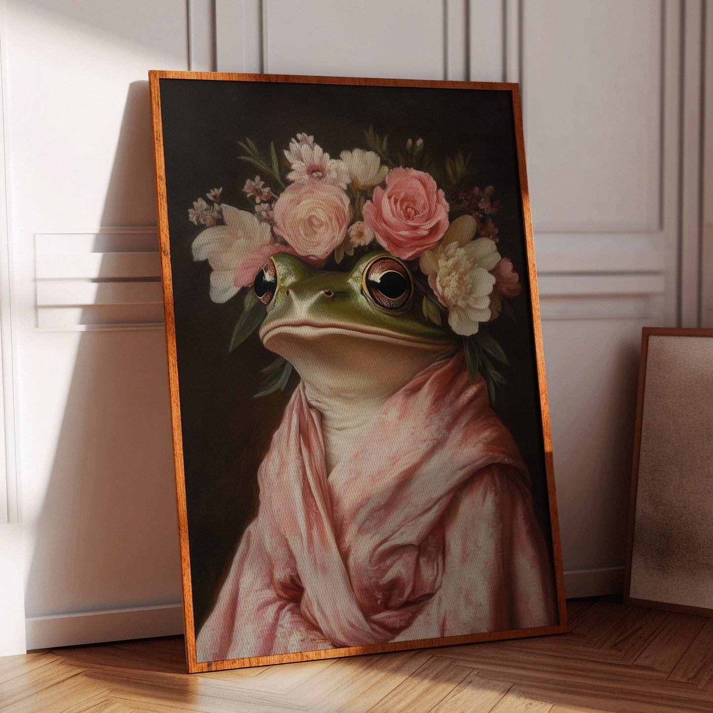 Frog Royalty in Bloom