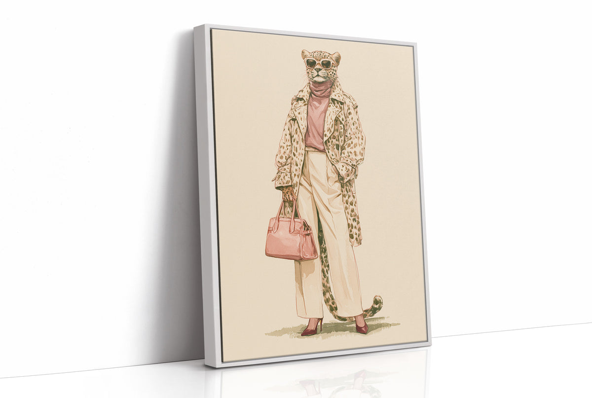Leopard in Leopard: Watercolor Street Style Edition