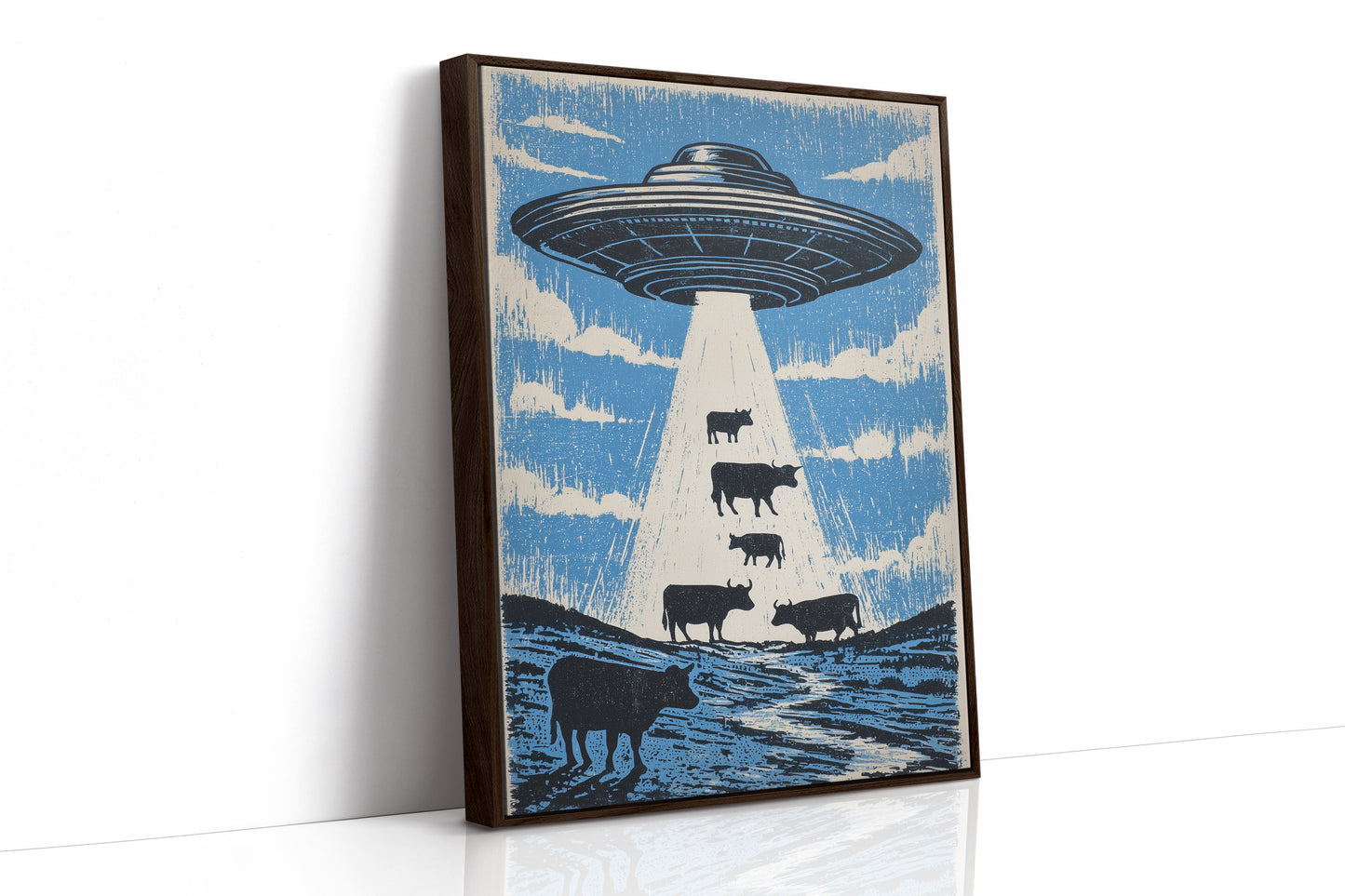 Cosmic Cattle Abduction