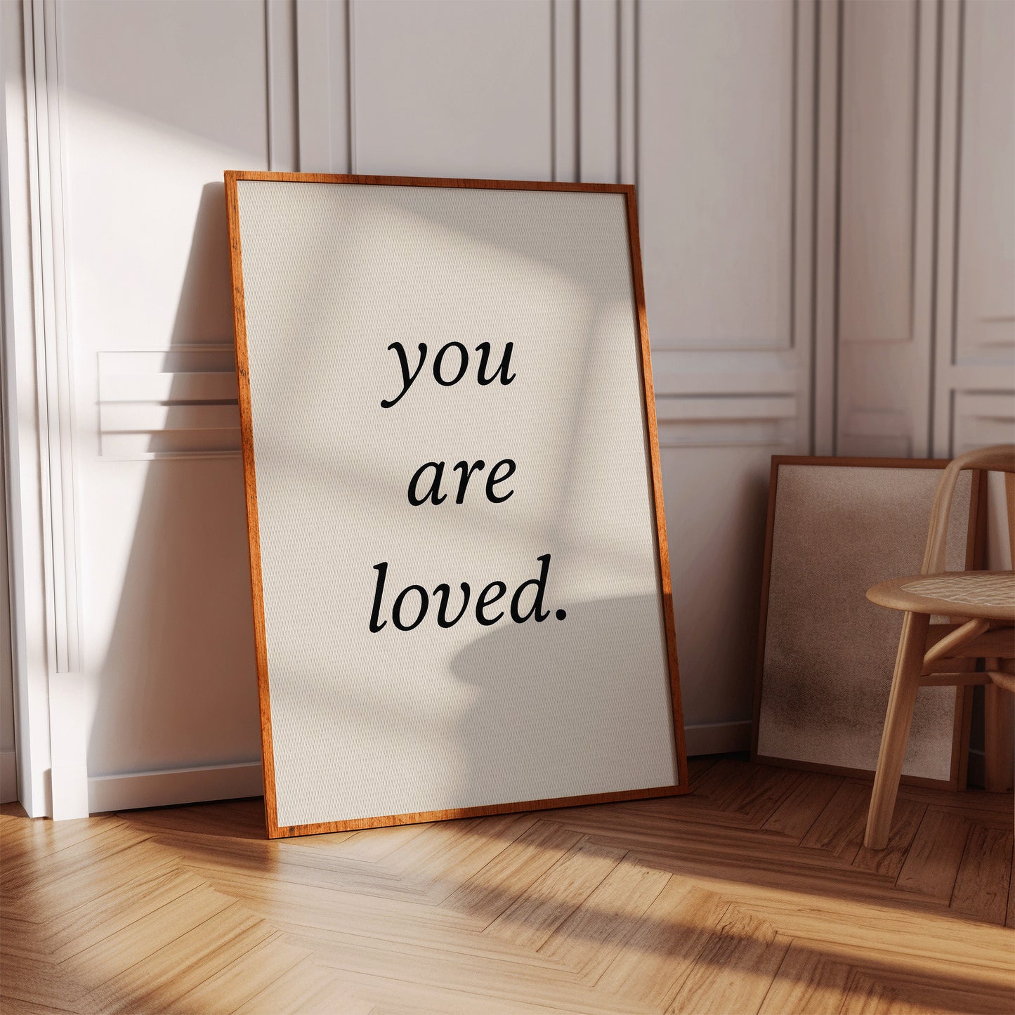 You Are Loved Minimalist Print