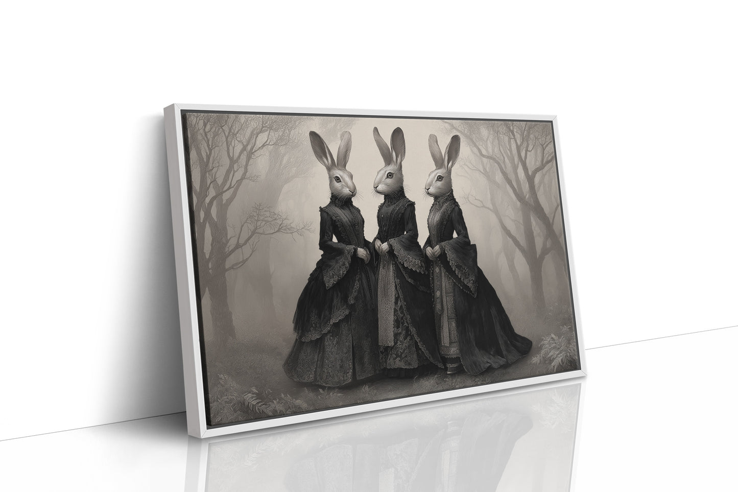 Victorian Hares Tell Forest Tales